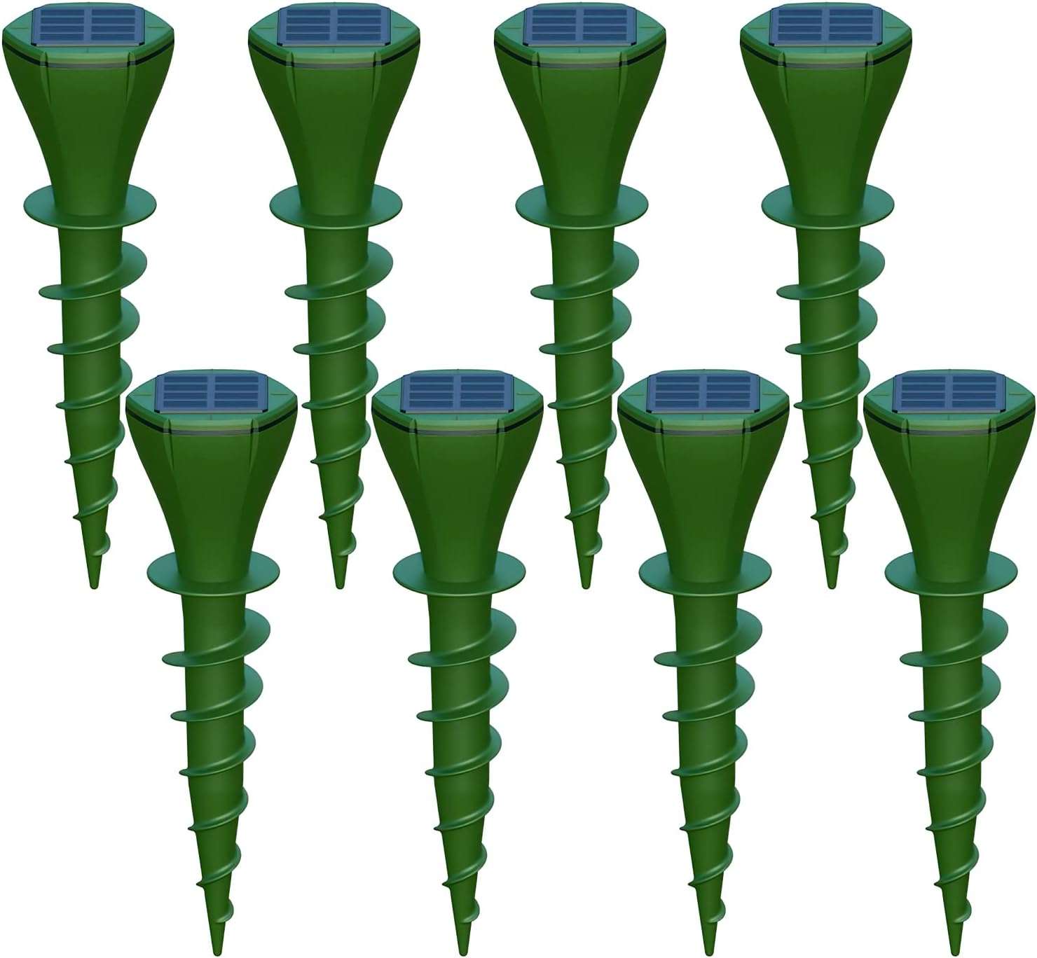 Vegaive Mole Repellent for Lawns, 8 Pack Mole Traps Solar Powered Outdoor Pet Safe, IP65 Waterproof Lawn Garden Mole Killer 9