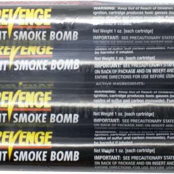 Bonide (BND61110) - Revenge Rodent Smoke Bombs, Mole and Gopher Killer, Poison, Repellent, Trap, Pack of 4