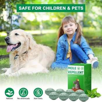 36 Pack Mole Repellent - Groundhog Repellent, Gopher Repellent, Vole Repellent, Rodent Repellent for Outdoor Garden Lawn Yard, Get Rid of Mole, Mole Deterrent, Safe for Plant & Pets - 5