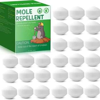 24pack Mole Repellent, Mouse Repellent, Groundhog Repellent, Gopher Repellent, Vole Repellent for Lawn Garden Yard Outdoor, Armadillo Repellent, Mole Deterrent - 1