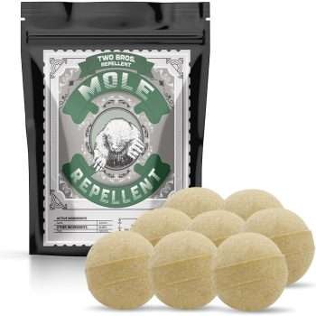 Mole Repellent Outdoor, Vole Repellent Outdoor, Get Rid of Ground Mole, Gopher Repellent, Mole Deterrent for Yard, Groundhog Repellent, Mole Control-8P