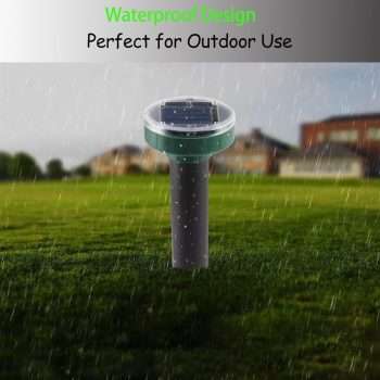Mole Repellent Solar Powered 10 Pack Snake Repellent Ultrasonic, Groundhog Repeller,Gopher Repeller Sonic Mole Deterrent Spikes, Snake Gopher Mole Vole Repellent Outdoor for Lawn Garden & Yard - 8