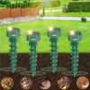 Mole Repellent Solar Powered Ultrasonic, Waterproof Solar Groundhog Repeller Snake & Gopher Deterrent, Spike to Get Rid of Burrowing Rodents, Vole Repellent, Pest Control for Lawn & Garden 4 Pack - 1