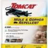 Tomcat Mole & Gopher Repellent Granules, Safe for Lawn and Garden, Formulated with Castor Oil, 4 lbs. - 1