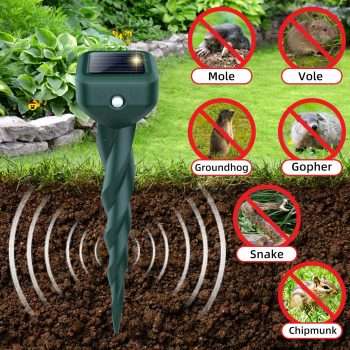 Waterproof Ultrasonic Deterrent Stake - 2