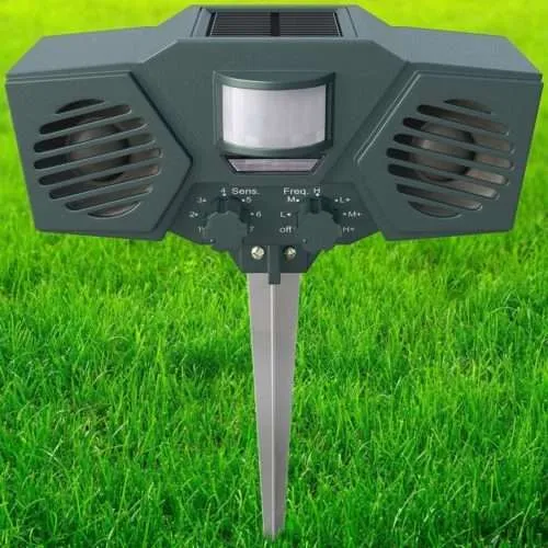 Groundhog Deterrent, A Guide to Using Ultrasonic Groundhog Repellers with LED Lights to Protect Your Garden