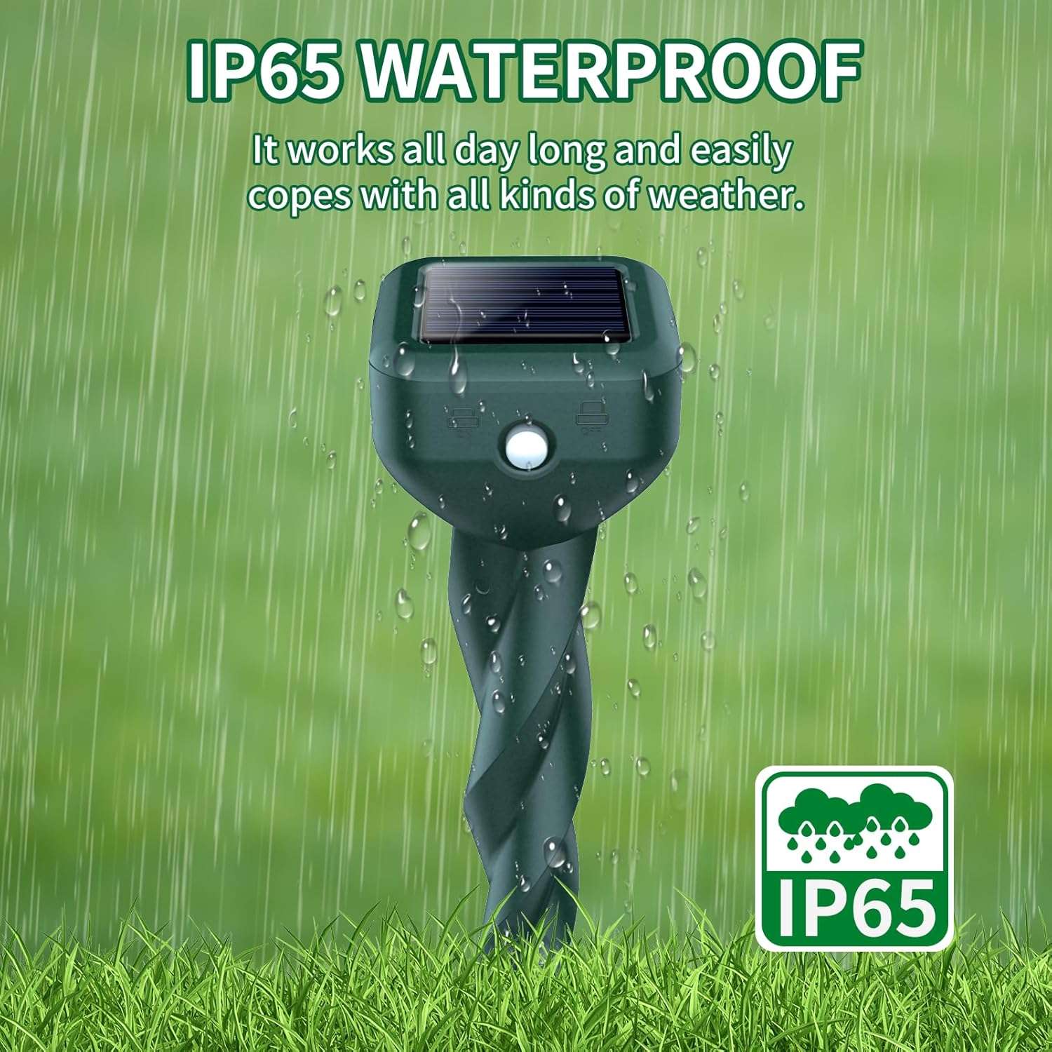 Ultrasonic Deterrent Stake - 4