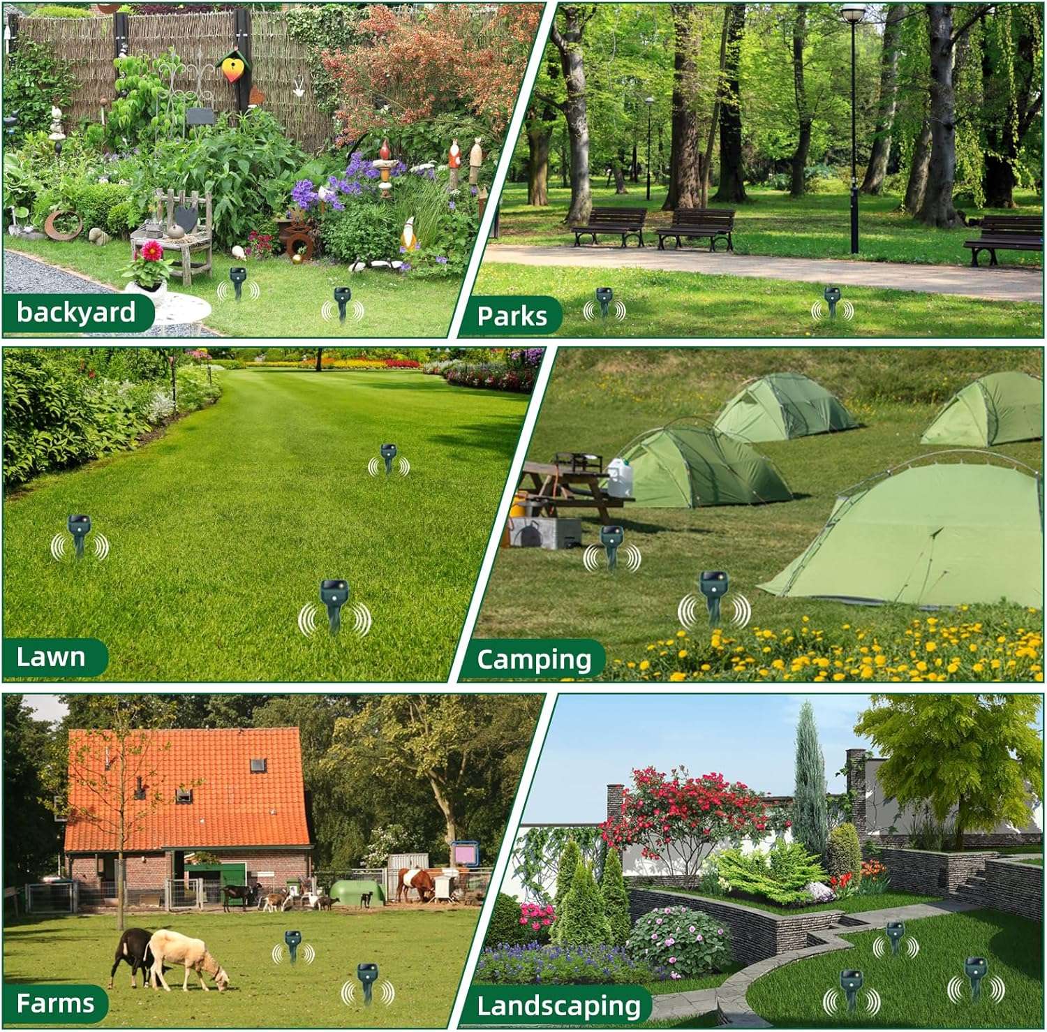 Ultrasonic Deterrent Stake - 7