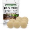 Mole Repellent, Gophers Repellent, Vole Repellant Outdoor, Armadillo Repellant Garden, Moles Control, Groundhog Repellents, Gopher Deterrent for Lawn, Keep Vole Out of Your Yard, Safe to Use-8P - 1