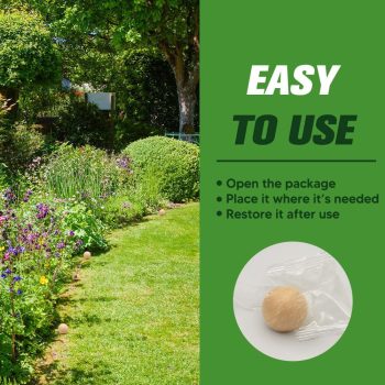Mole Repellent Outdoor,Vole Repellent for Lawn,Yard,Pet and People Safe Gopher Repellant,Natural Ingredients Groundhog Repellent,Convenient to apply-8P - 2