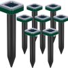 Mole Repellent Solar Powered for Lawns Snake Repellent for Yard Gopher Trap Groundhog Vole Repellent Ultrasonic Spike Outdoor Waterproof Sonic - 1