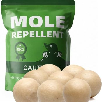 Mole Repellent for Lawns, Gopher Repellent, Groundhog Vole Repellant Outdoor, Keep Moles Out of Garden-Lawn, Pet Safe Mole Repellant, Lasting Protection, Easy to Use-8P - 1
