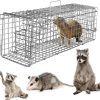 KOCASO Live Animal Trap Humane Cage Trap Catch Kitten for Small Raccoon Groundhog Armadillo Cat Rabbit Skunk Possum-Easy Catch and Release - 1
