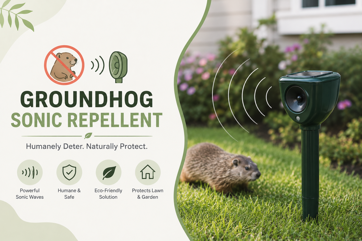 Groundhog Sonic Repellent