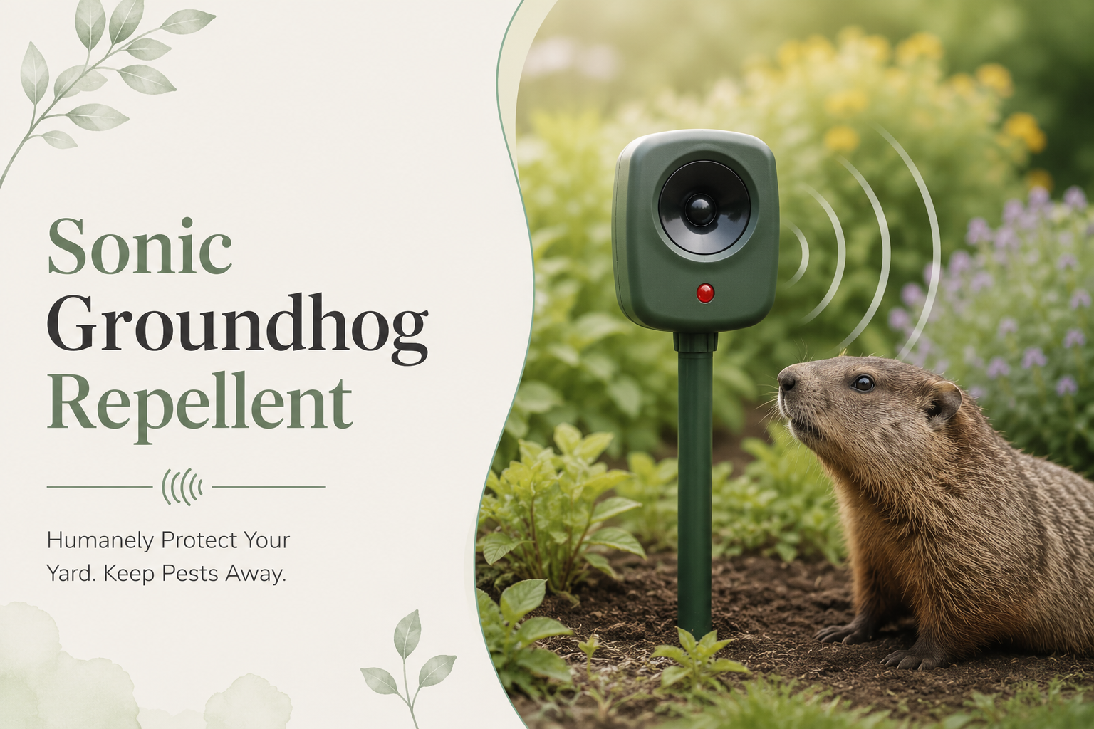 Sonic Groundhog Repellent